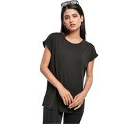 Urban Classics Ladies Modal Extended Shoulder Tee Damen-T-Shirt - schwarz S