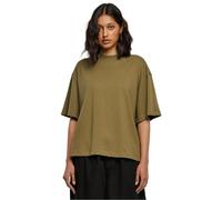 Urban Classics T-Shirt TB6056 Ladies Organic Heavy Slit Tee, 100% Baumwolle, tiniolive 4XL