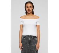 Urban Classics Damen T-Shirt Ladies Organic Off Shoulder Rib Tee, Schulterfreies T-Shirt für Frauen, Bio-Baumwolle, erhältlich in vielen Farben, Größen XS-5XL