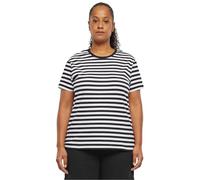 Urban Classics Damen T‑Shirt Ladies Regular Striped Tee - gestreift, Loose Fit, Gr. S-5XL