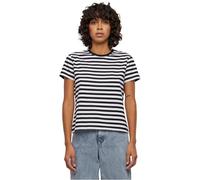 Urban Classics Damen T-Shirt Ladies Regular Striped Tee, gestreiftes T-Shirt für Frauen, Loose Fit, erhältlich, Größen S-5XL