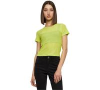 Urban Classics Damen TB6051-Ladies Short Mesh Tee T-Shirt, frozenyellow, S