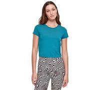 Urban Classics Damen T-Shirt Ladies Stretch Jersey Cropped Tee watergreen 5XL