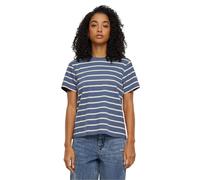 Urban Classics Ladies Striped Boxy Tee T-Shirt blau in 3XL