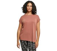 Urban Classics Frauen T-Shirt Ladies Modal Extended Shoulder Tee, lang geschnitten T-Shirt, terracotta, XS