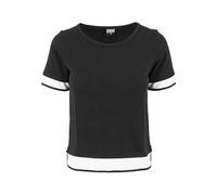 Urban Classics Ladies Terry Mesh Tee in Gr. M in Schwarz