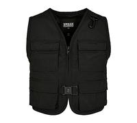 Urban Classics TB3633 Ladies Short Tactical Vest, Größe:XS, Farbe:Black