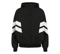 Urban Classics Ladies Crinkle Batwing Jacket in Gr. XL in Schwarz