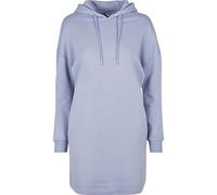 Shirtkleid URBAN CLASSICS "Urban Classics Damen Ladies Organic Oversized Terry Hoody Dress" Gr. S, US-Größen, blau (violablue) Damen Kleider Freizeitkleider (21751845-S)