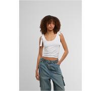 Urban Classics Damen Tied Basic Jersey-Top 2er-Pack weiß/weiß XS