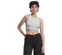Urban Classics Damen Top Cropped Rib Top, geripptes Top für Frauen, kurz geschnitten, Slim Fit, frostmint, M