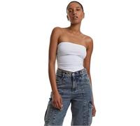 Urban Classics Ladies Knotted Bandeau Top Top weiß in L