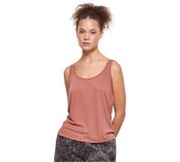 Tanktop URBAN CLASSICS "Urban Classics Damen Ladies Modal Loose Top", Damen, Gr. XS, terracotta, 77% Modal, 23% Polyester, unifarben, loose fit, Tops Tanktop (20432647-XS) terracotta