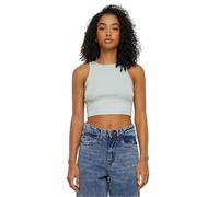 Urban Classics Damen Top Ladies Organic Cropped Rib Top, Bauchfreies Frauen Top aus Bio-Baumwolle, erhältlich in vielen Farbvarianten, Größen XS-5XL