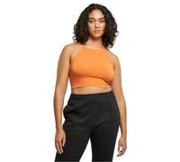 Urban Classics Damen Top Triangle Top Vintage Orange Größe 5XL