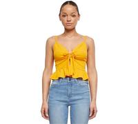Urban Classics Damen Ladies Waffle Pique Ruffle Top TB6871 Magicmango-L