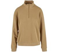 Urban Classics Damen Troyer Ladies Light Terry Troyer, lässiger Troyerpullover mit Halbreißverschluss, Loose Fit