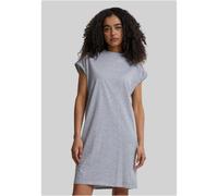 Urban Classics Ladies Turtle Extended Shoulder Dress in Gr. XL in Grau