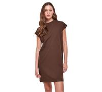 Urban Classics Damen TB1910-Ladies Turtle Extended Shoulder Dress Kleid, Brown, s