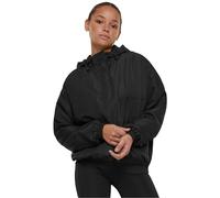 Urban Classics Damen Jacke Ladies Recycled Oversized Pullover Jacket, lässige Pullover Jacke für Frauen, mit Kapuze, black, L