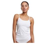 Urban Classics Women's TB7673A-Ladies Basic Tank Top Cotton 2-Pack Undershirt, White+White, Medium