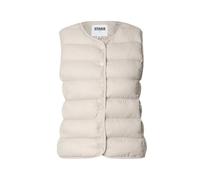 Urban Classics Damen Weste Ladies Button Puffer Vest, Steppweste mit durchgehender Knopfleiste, Größen XS - 5XL