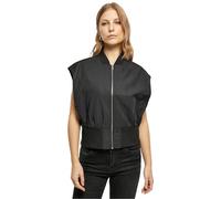 Urban Classics Damen Bomberweste Recycelt Kurz Schwarz XXL