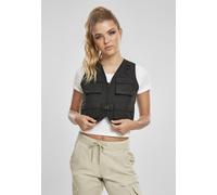 Urban Classics TB3633 Ladies Short Tactical Vest, Größe:S, Farbe:Black