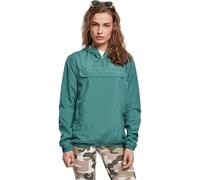 Urban Classics Ladies Basic Pull Over Jacket in Gr. S in Grün