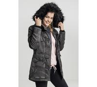Urban Classics Damen Winterjacke Ladies Overdyed Camo Parka Dark Camouflage-L