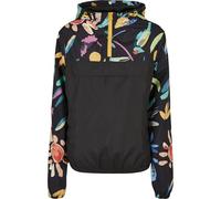 Urban Classics Damen Women's Mixed Pull Over Jacket Jacke, blackfruity, S EU