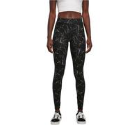 Urban Classics Damen Yogahose Klassisch Blackmarble XXL