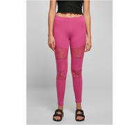 Urban Classics Damenleggings mit Spitzenapplikation Brightviolet L
