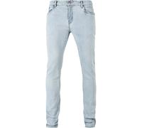 Bequeme Jeans URBAN CLASSICS "Urban Classics Herren Slim Fit Zip Jeans", Herren, Gr. 29/32, Länge 32, ighter washed, 98% Baumwolle, 2% Elasthan, unifarben, Jeans (89597261-29) ighter washed