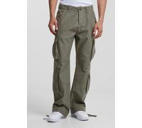 Cargohose URBAN CLASSICS "Urban Classics Herren Double Cargo Pants" Gr. 36, Normalgrößen, grün (olive) Herren Hosen (18019107-36) olive