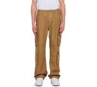 Urban Classics Cargohose Herren Double Cargo Pants Regular Fit 100% Baumwolle Unionbeige Größe 30