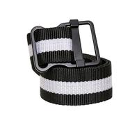 Urban Classics TB3576 Easy Belt with Stripes, Größe:L/XL, Farbe:BLACK/WHITE
