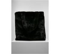 Urban Classics Unisex Fake Fur Tote Bag black, one size