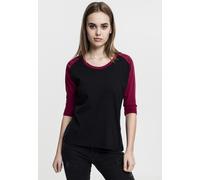 Urban Classics Damen Longsleeve TB733 – 3/4 Contrast Raglan – Schwarz XS