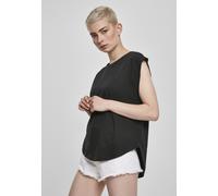 Urban Classics Ladies Basic Shaped Tee in Gr. 4XL in Schwarz