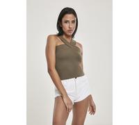 Urban Classics Ladies Cross Top in Gr. XXL in Schwarz