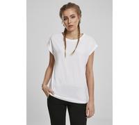 Urban Classics Female Shirt Ladies Extended Shoulder Tee 2-Pack Black/White-XXL