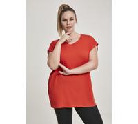 Urban Classics Female Shirt Ladies Extended Shoulder Tee Bloodorange-S