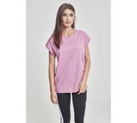Urban Classics Female Shirt Ladies Extended Shoulder Tee Coolpink-XS