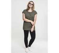 Urban Classics Female Shirt Ladies Extended Shoulder Tee Olive-M