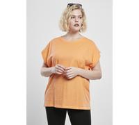 Urban Classics Female Shirt Ladies Extended Shoulder Tee Papaya-3XL