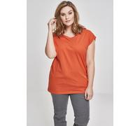 Urban Classics Female Shirt Ladies Extended Shoulder Tee Rustorange-S