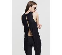 Urban Classics Female Shirt Ladies HiLo Viscose Top Black-L