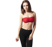 Urban Classics Ladies Laces Bandeau in Gr. S in Rot