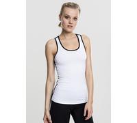 Urban Classics Female Shirt Ladies Sports Top White/Black-M